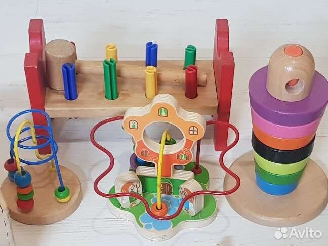 Развивающие деревянные игрушки