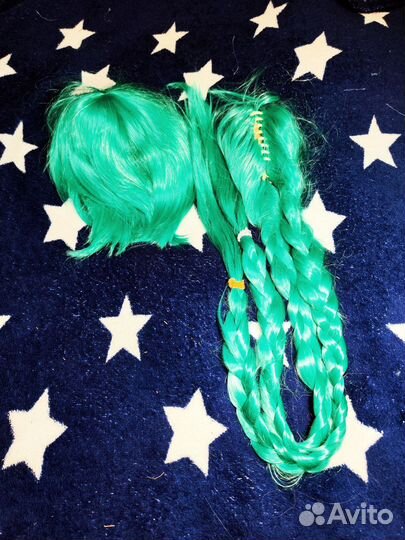 Парик для косплей Хатцуне Мику вокалоид