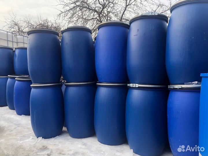 Бочки пластиковые;30л-260 л. (Доставка)