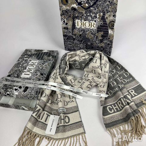 Шарф палантин Christian Dior Кашемир