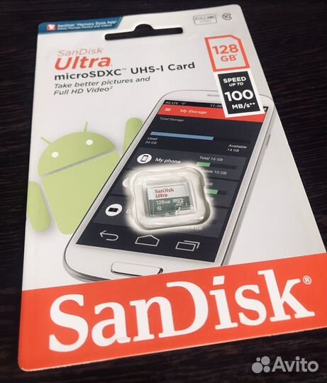 Карта памяти Micro SD 128 gb