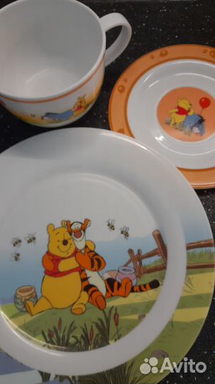 Набор детской посуды Винни-пух