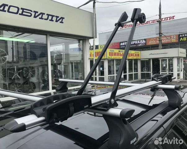 Велосипедное крепление Интер алюминиевое на крышу