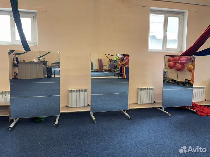 Зеркало напольное на колесах бу