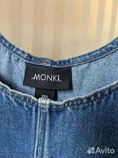 Джинсовый сарафан monki