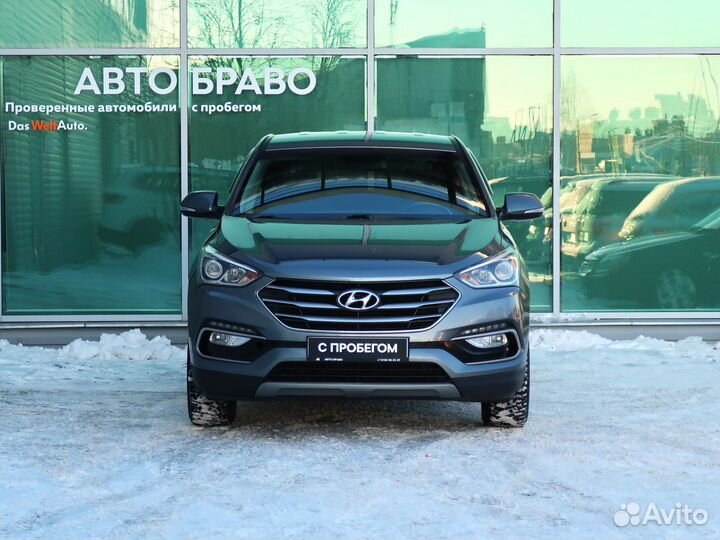 Hyundai Santa Fe 2.4 AT, 2018, 96 748 км