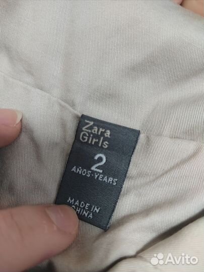 Плащ на девочку 92 zara