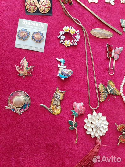 Брошь и колье