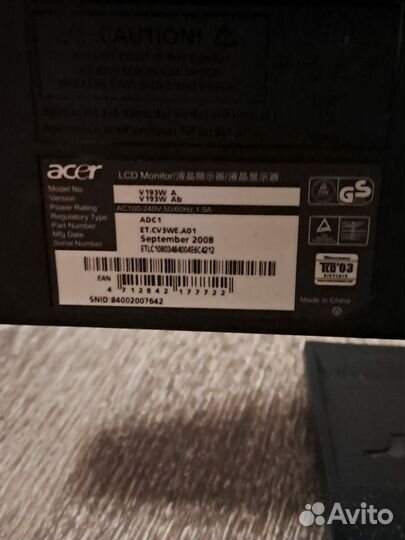 Монитор Acer 19V193W