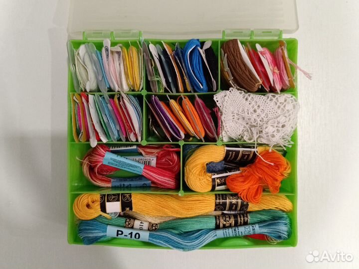 Нитки мулине с органайзером