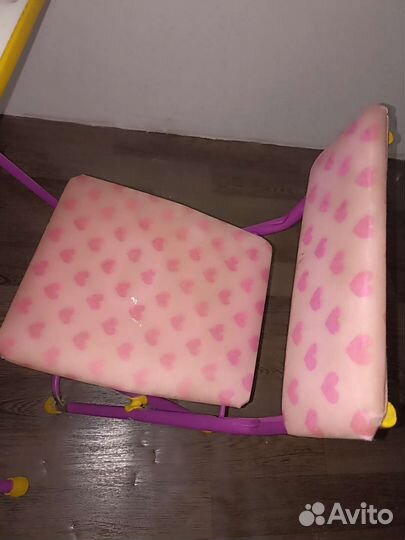 Детский столик и стульчик складной