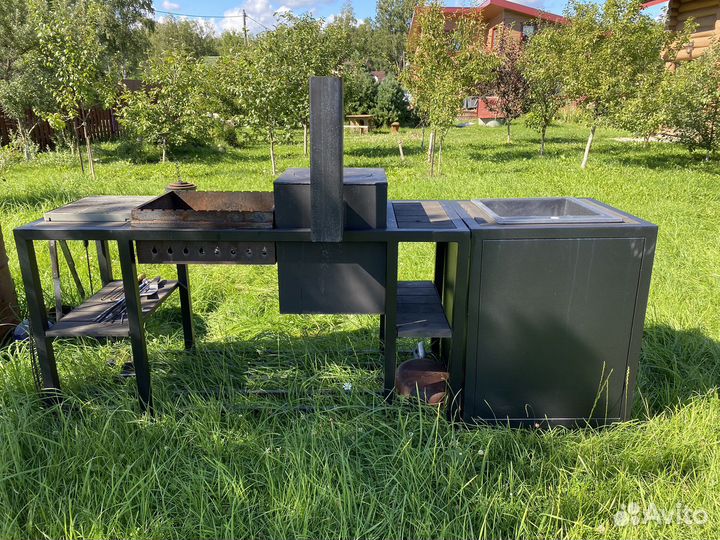 Летняя кухня, мангал