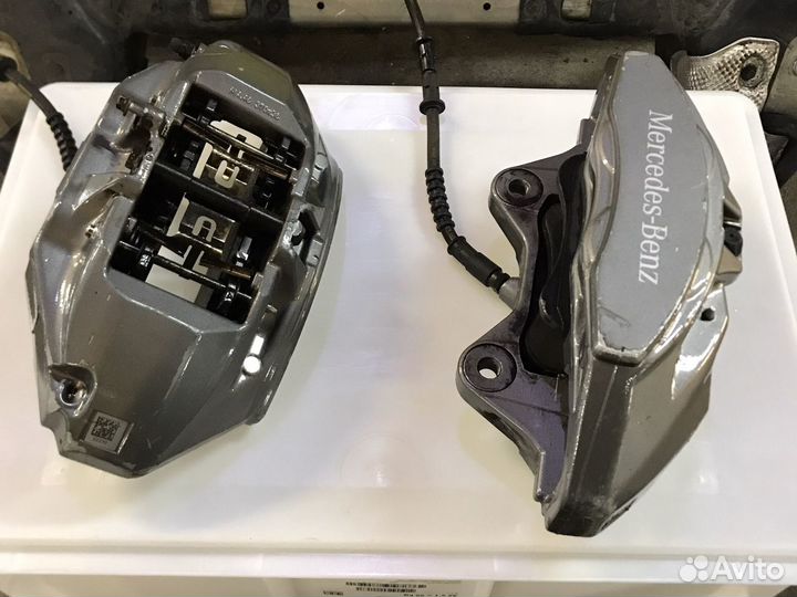 Мерседес w222 суппорт передний правый