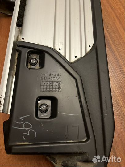 Подножки порога Mitsubishi Pajero Sport 3