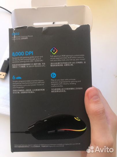 Игровая мышь logitech G102