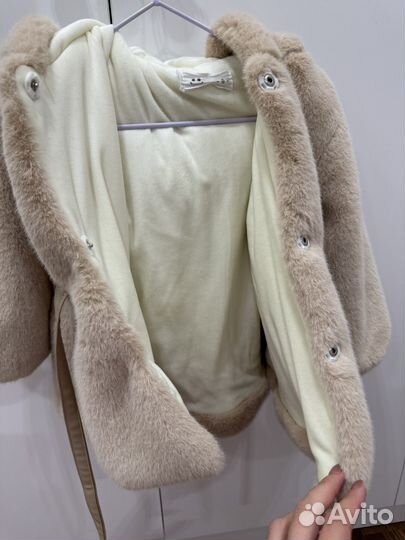 Шуба для девочки 92