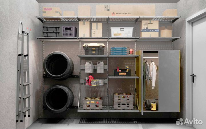 Стеллажи в кладовку/Проектирование/Монтаж