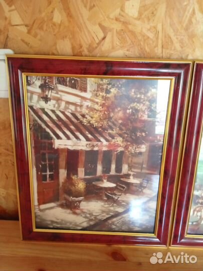 Картины с рамкой венеция 29х35