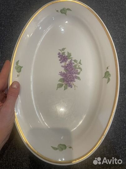 Блюдо Дулево сирень