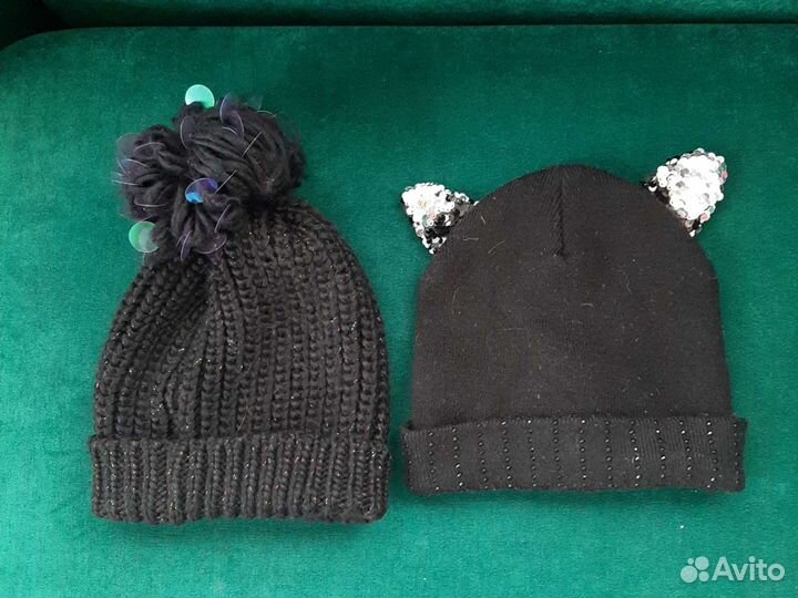 Шапка осеняя зимняя для девочки 8-12 лет