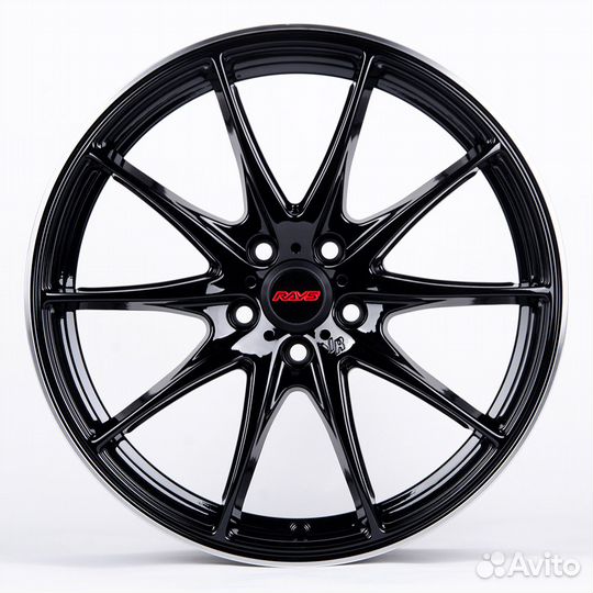 Диски Rays R17 Volk Racing G25 J8,5 ET35 5x100 чёр