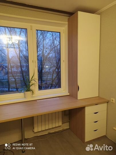 Рабочая зона у окна за 5 дней