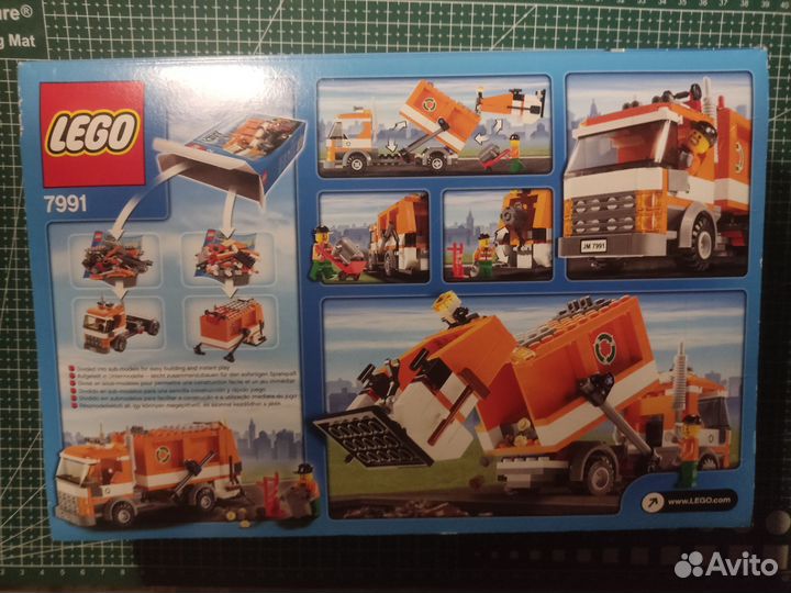 Lego city мусоровоз 7991 новый