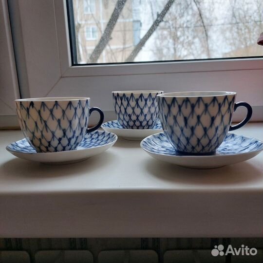 Чашка с блюдцем кофейная лфз