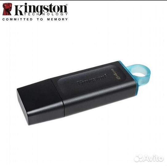 USB 3.2 Gen 1 флешка Kingston 64 гб/gb Exodia Onyx
