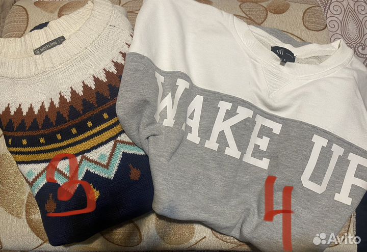 Кофты, свитера, толстовки, цены разные