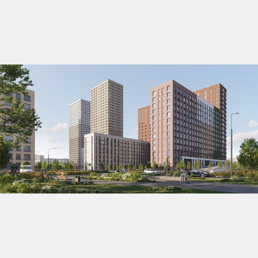 1-к. квартира, 50,3 м², 6/19 эт.