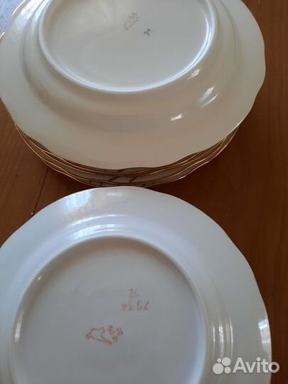 Тарелки дулево розовая ветка,менажница