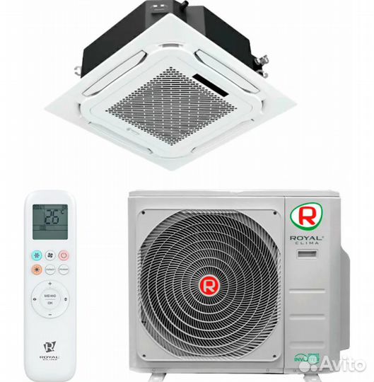 Кассетный сплит Royal Clima CO-4C 24HNX/CO-E 24HNX