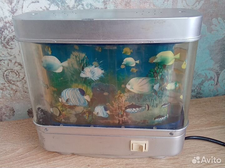 Светильник ночник аквариум рыбки