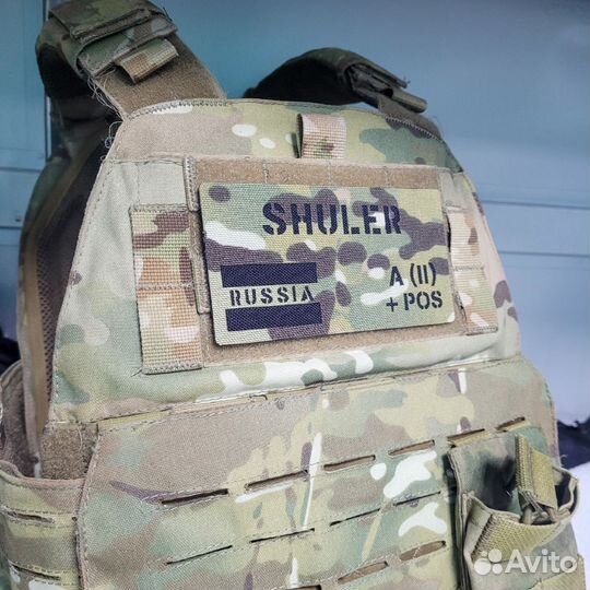 Шеврон, патч именной, группа крови на заказ