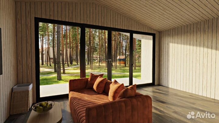 Модульный дом 5х7 Утепленный для Карелии