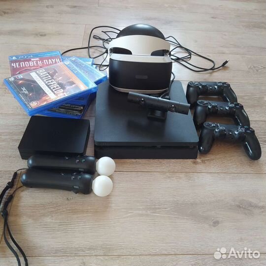 Комплект: PS4+PS VR (1 версия)