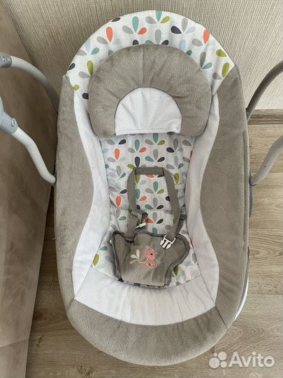 Детские электрические качели шезлонг