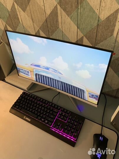 Игровой монитор asus 75 гц изогнутый