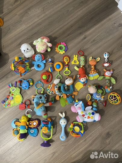 Детские игрушки от 0 до года пакетом и отдельно