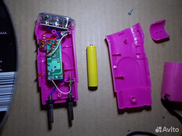 Б/У. Эра SDA10M фонарь розовый