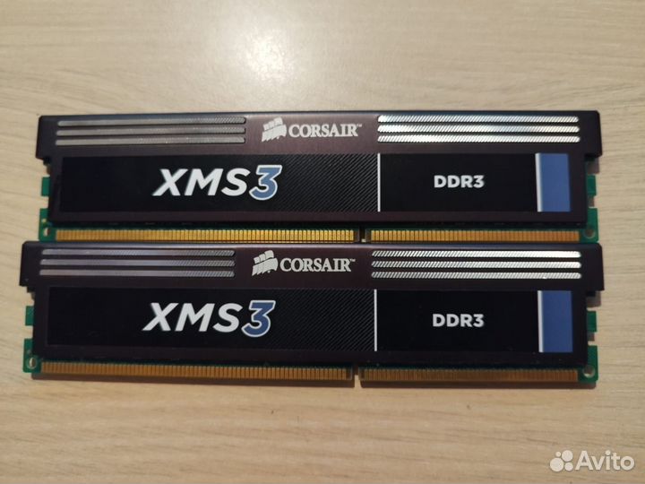 Оперативка DDR3 Corsair xms3 cmx8gx3m2a2000c9 8 гб