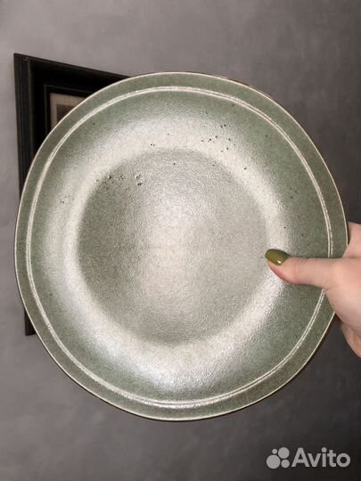 Блюдо ваби-саби тарелка керамика ручная работа