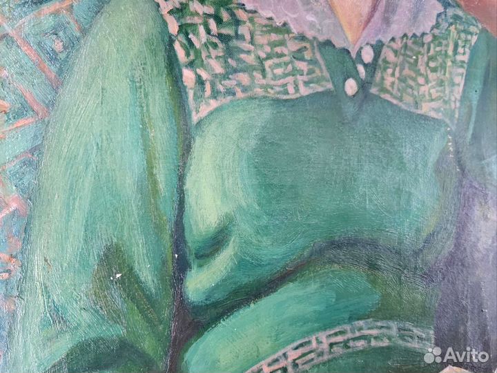 Картина масло холст соцреализм