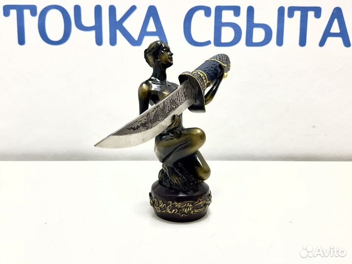 Статуэтка Аборигенка Орёл Подставка с ножом