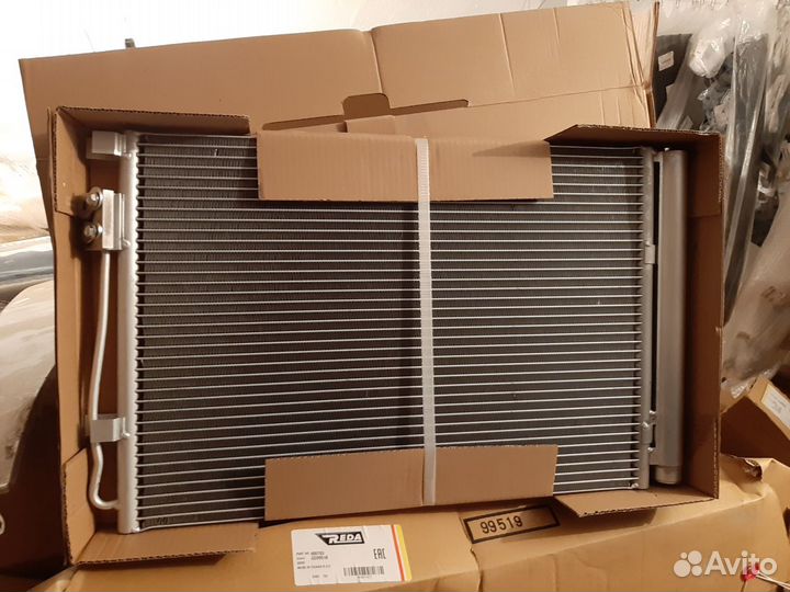 Радиатор кондиционера хендай солярис кио рио