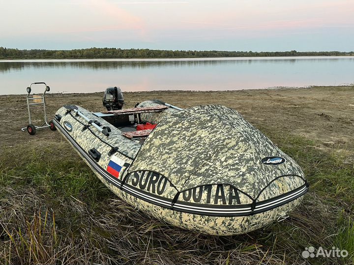 Лодка Gladiator e380 с Suzuki DF-20A