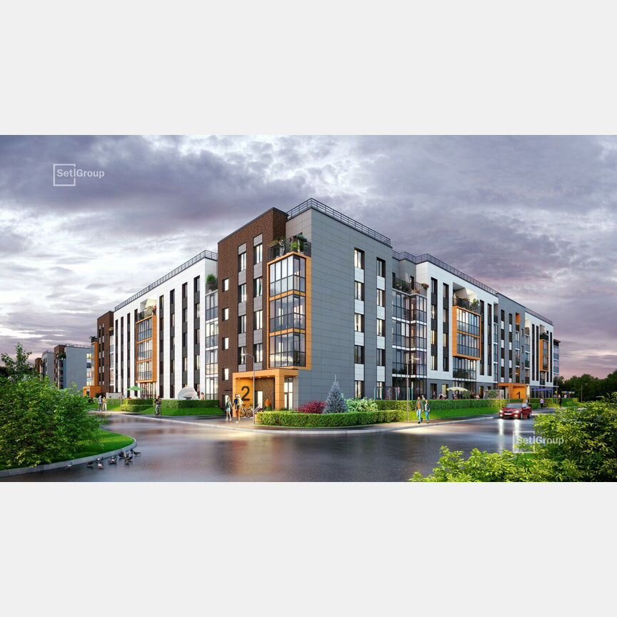 1-к. квартира, 37,8 м², 3/5 эт.