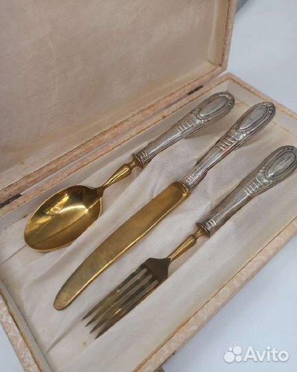 Десертный набор Золинген в серебре