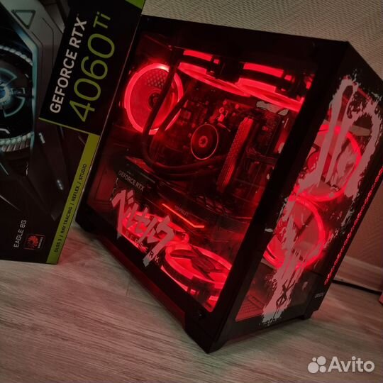 Топовый игровой пк ryzen 7 5700x / rtx 4060 ti